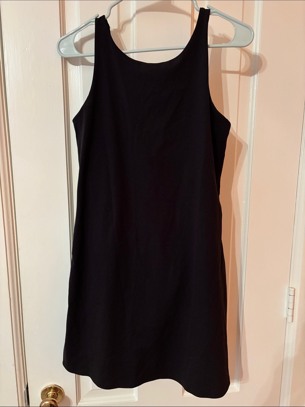 SPANX Black Mini Scoop Neck Dress